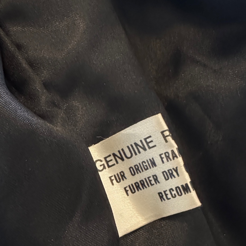 Black Rabbit Fur Jacket - Picture 6 of 11